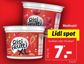 Lidl Risifrutti tilbud