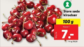 Lidl Store søde kirsebær tilbud