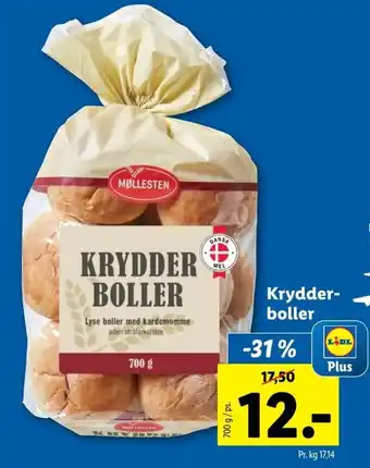 Lidl MØLLESTEN Krydder- boller tilbud