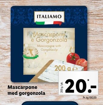 ITALIAMO Mascarpone with Gorgonzolar