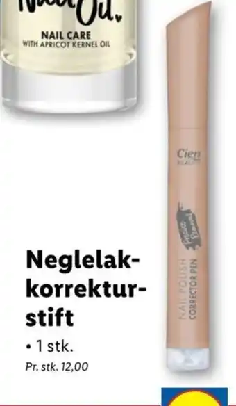 Lidl Cien Beauty Neglelak-korrektur-stift tilbud