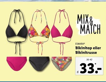ESMARAⓇ Bikinitop eller Bikinitrusse