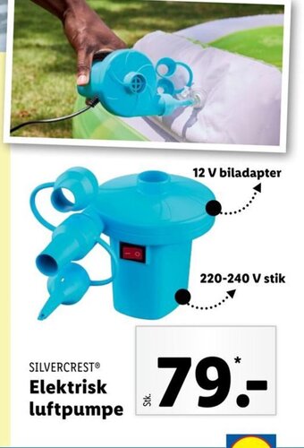 Lidl SILVERCRESTⓇ Elektrisk luftpumpe tilbud