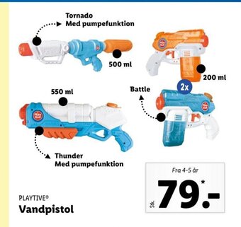 PLAYTIVEⓇ Vandpistol