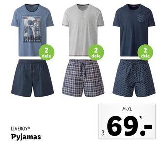 Lidl LIVERGYⓇ Pyjamas tilbud