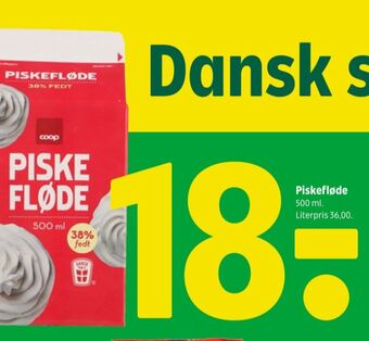 Coop 365 Coop piskefløde 38% tilbud