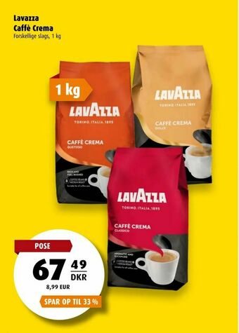 Scandinavian Park Lavazza Caffè Crema tilbud