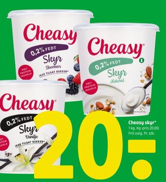 Coop 365 Cheasy skyr skovbær tilbud