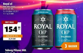 Scandinavian Park Royal øl tilbud