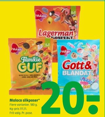 Coop 365 Lagerman konfekt lakridskonfekt tilbud