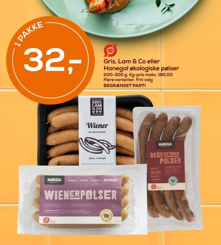 Irma Gris lam & co. wienerpølser tilbud