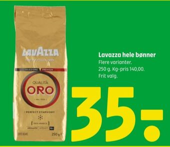 Coop 365 Qualita oro kaffebønner tilbud