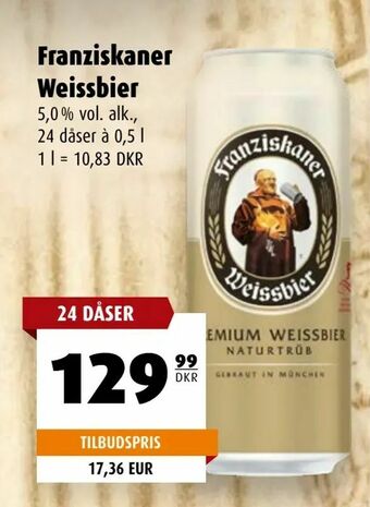 Scandinavian Park Franziskaner Weissbier tilbud