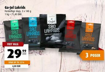 Scandinavian Park Ga-Jol Lakrids tilbud