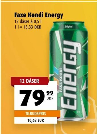 Scandinavian Park Faxe Kondi Energy tilbud