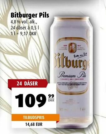 Scandinavian Park Bitburger Pils tilbud
