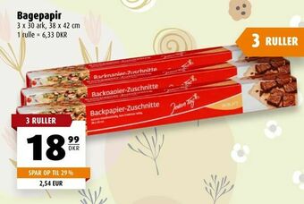 Scandinavian Park Bagepapir tilbud