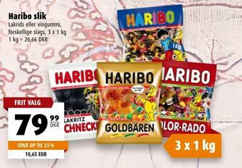 Scandinavian Park Haribo slik tilbud
