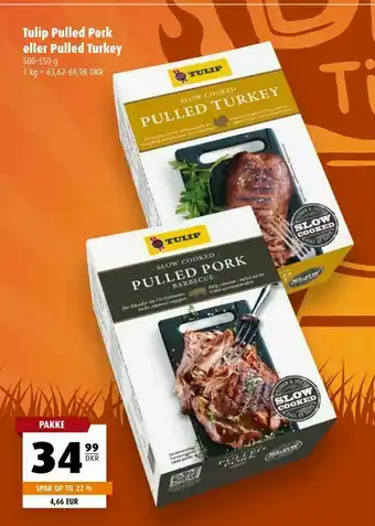 Scandinavian Park Tulip Pulled Pork eller Pulled Turkey tilbud