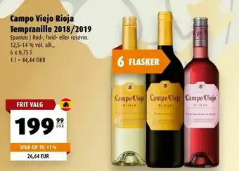 Campo Viejo Rioja Tempranillo 2018/2019