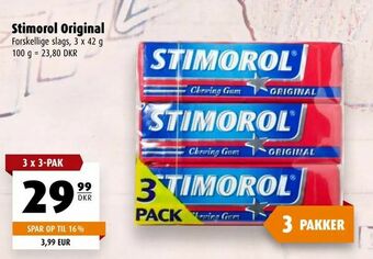 Scandinavian Park Stimorol Original tilbud