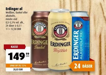 Scandinavian Park Erdinger øl tilbud