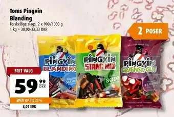 Scandinavian Park Toms Pingvin Blanding tilbud
