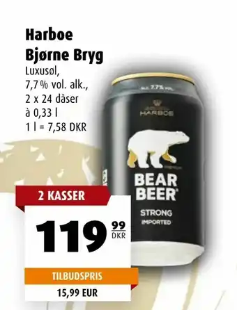 Scandinavian Park Harboe Bjørne Bryg tilbud