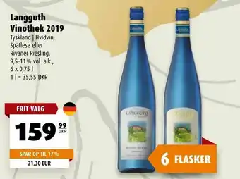 Scandinavian Park Langguth Vinothek 2019 tilbud