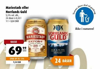 Scandinavian Park Mariestads eller Norrlands Guld tilbud