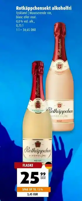 Scandinavian Park Rotkäppchensekt alkoholfri tilbud
