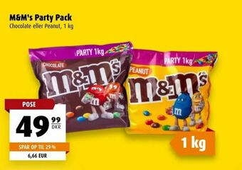 Scandinavian Park M&M's Party Pack tilbud
