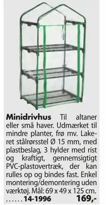 Biltema Minidrivhus tilbud