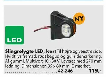 Biltema Slingrelygte LED, kort tilbud