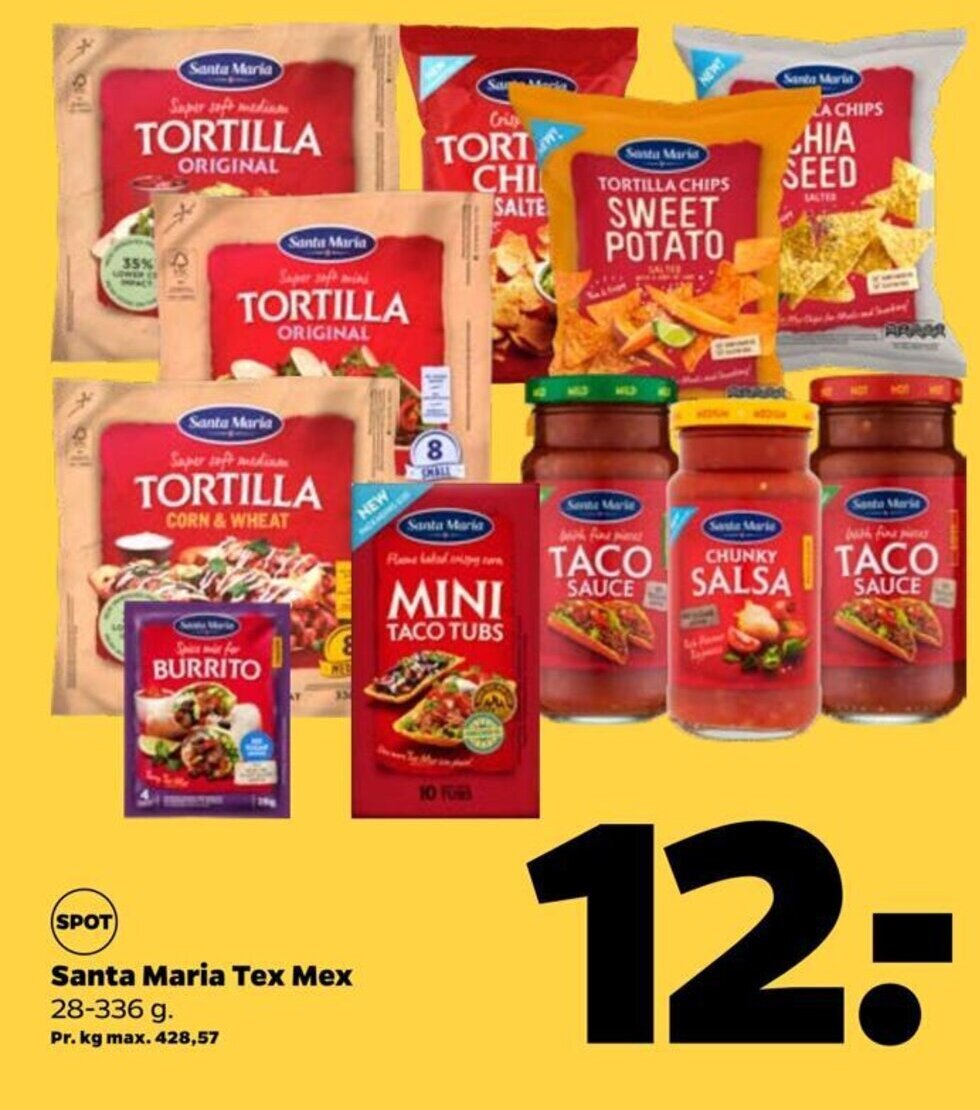 Netto Santa Maria Tex Mex tilbud