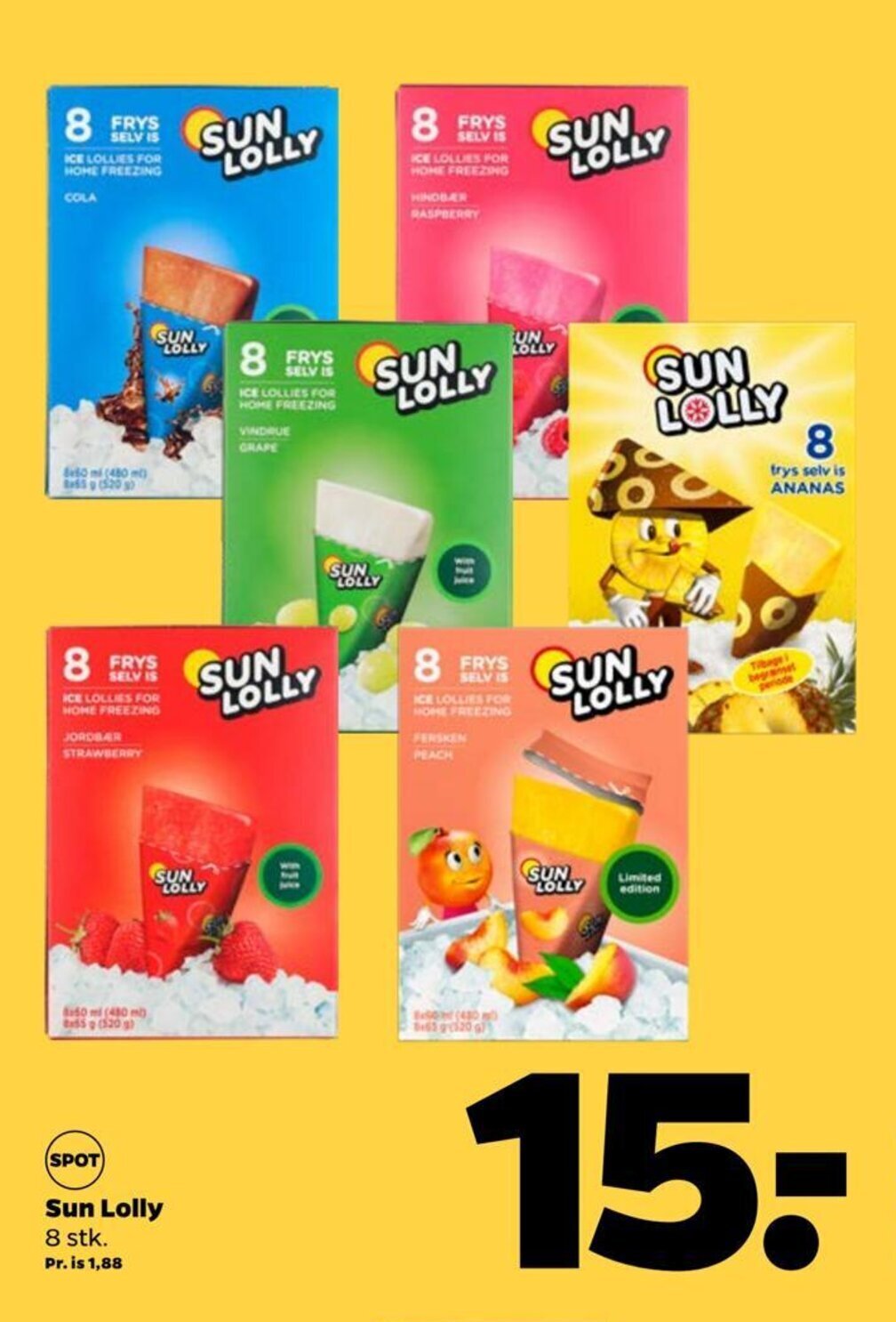 Netto SUN LOLLY tilbud