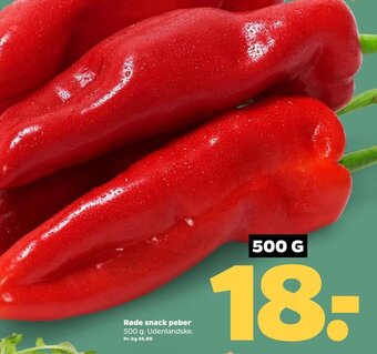 Netto Røde snack peber tilbud
