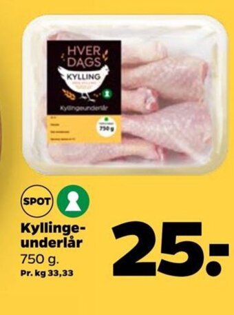 Netto Kyllinge-underlår tilbud
