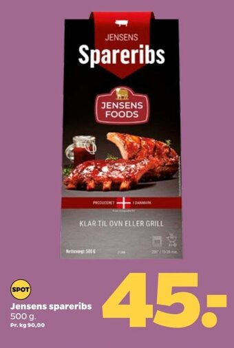 Jensens spareribs