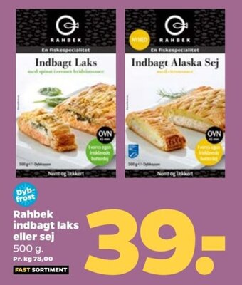 Netto RAHBEK Indbagt Laks eller Sej tilbud