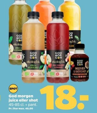 God morgen juice eller shot