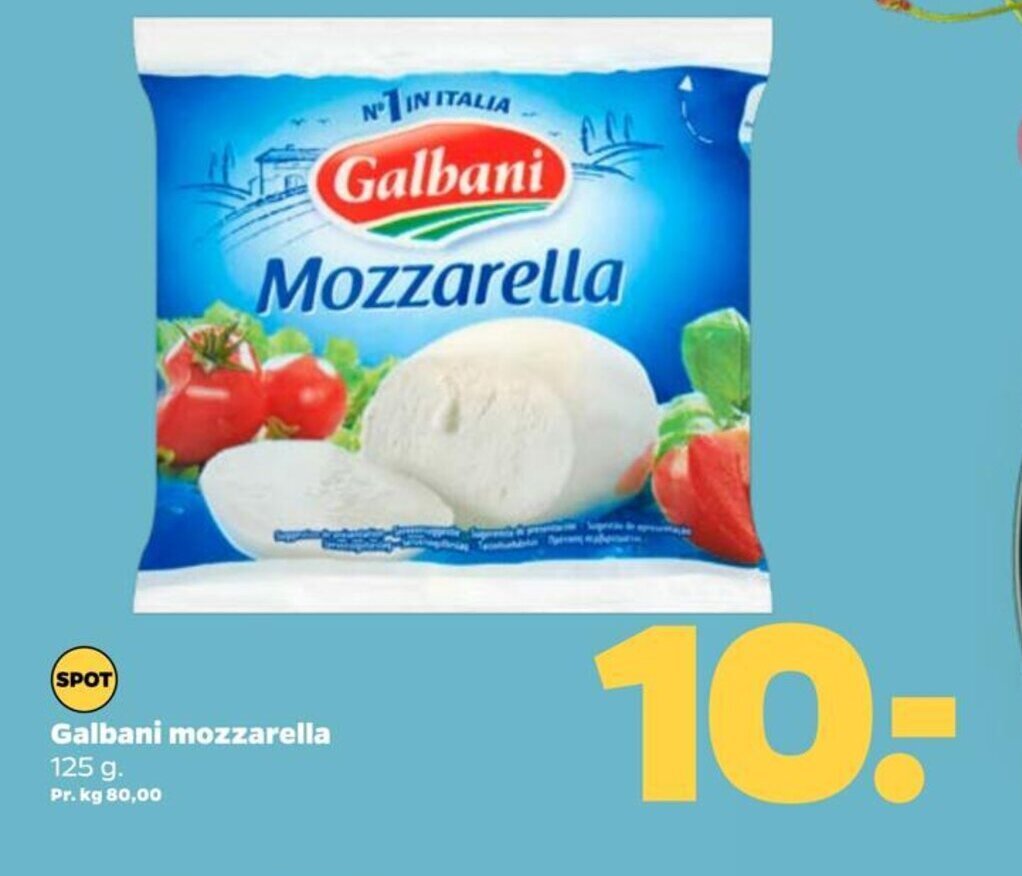Netto Galbani mozzarella tilbud