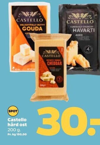 Castello hård ost 200 g.