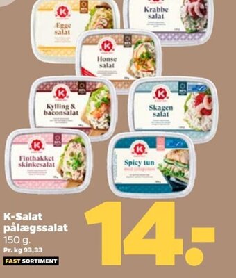 Netto K-Salat pålægssalat tilbud