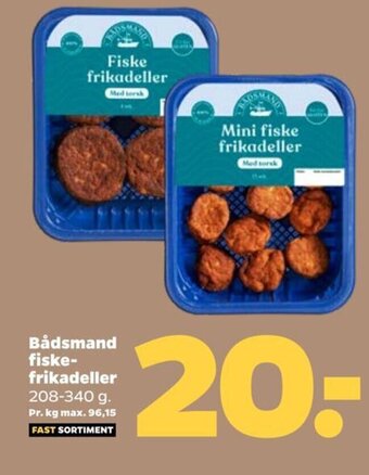 Netto Bådsmand fiske-frikadeller tilbud