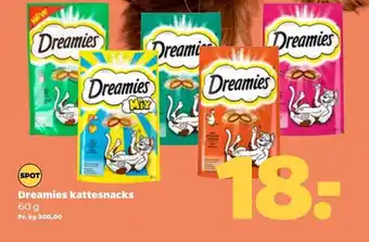Netto Dreamies kattesnacks tilbud