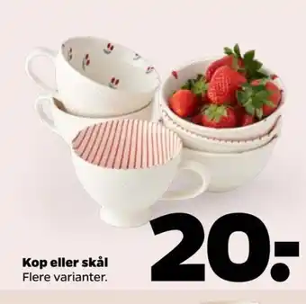 Netto Kop eller skål tilbud