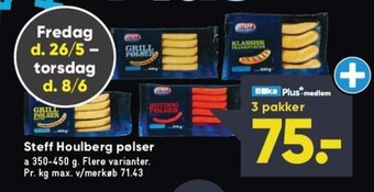 Bilka Steff Houlberg pølser tilbud