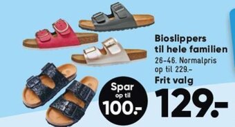 Bilka Bioslippers til hele familien tilbud