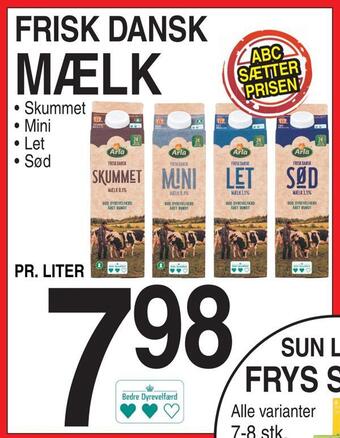 ABC Lavpris Mælk tilbud